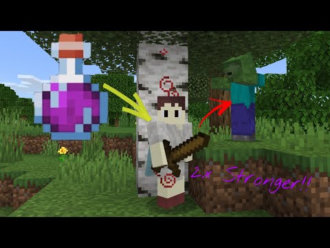 How to Make Strength Potion in Minecraft Bedrock Edition!! (2021)