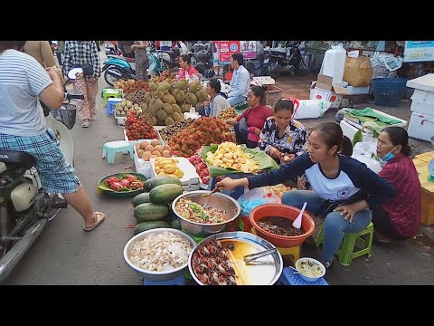 Best Food Tour In Phnom Penh Market - Evening Street Food View