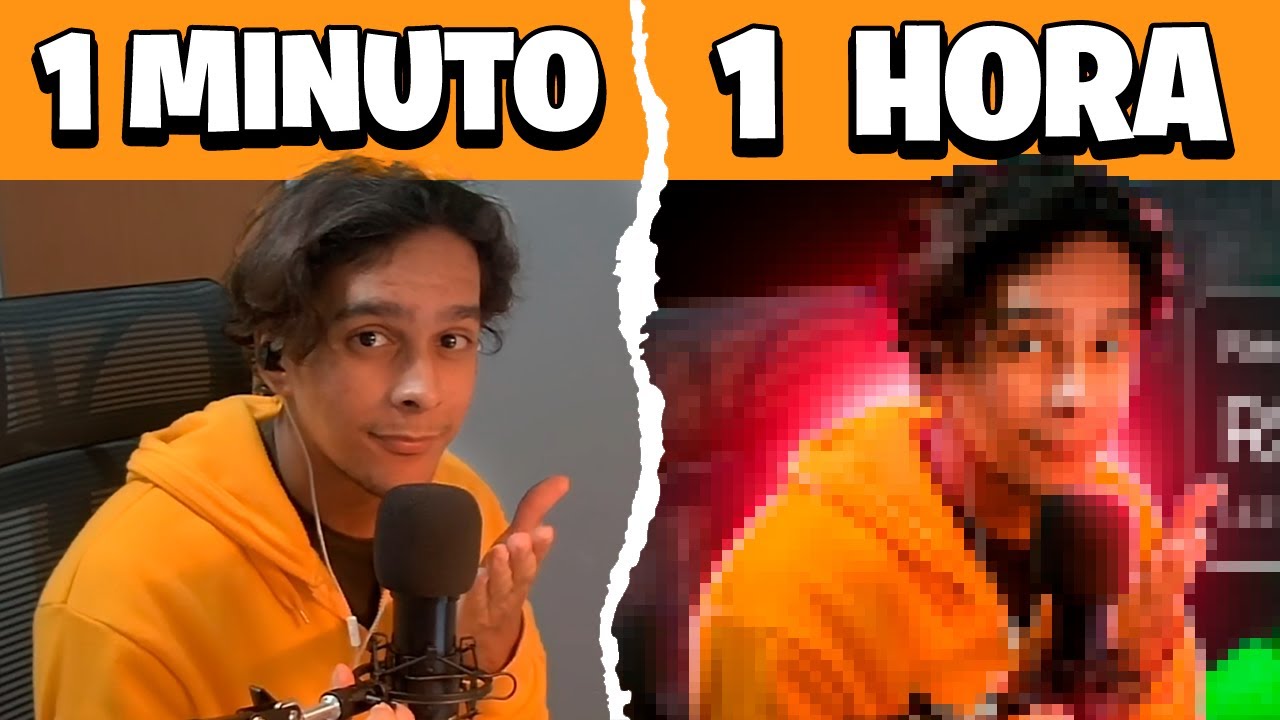 Thumbnail de 1 minuto VS 1 hora no photoshop!