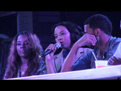 T-LOVE sings to Kourtney Heart at Industry Influence
