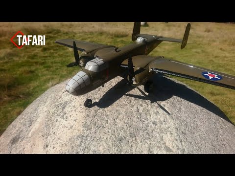 Avión bimotor - Bombardero UMX B 25 Mitchell E-Flite