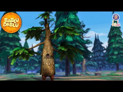 Bablu Dablu Hindi Cartoon Big Magic | Bhagne Wale Trees | Bablu Dablu lakkha #funnycartoon #ytshorts
