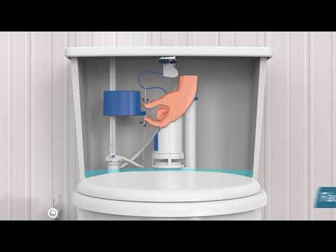 Regulando a entrada da caixa acoplada para gerar economia - Blukit