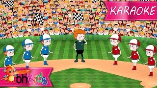 Take Me Out To The Ball Game | Nursery Rhymes TV [Karaoke 4K]