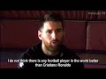 Lionel Messi • Exclusive Interview on Cristiano Ronaldo • 2018