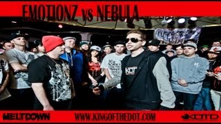 KOTD - Rap Battle - Emotionz vs Nebula