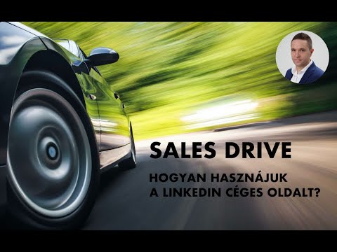 Salesdrive: Mit kezdjünk a LinkedIn céges oldallal? - YouTube