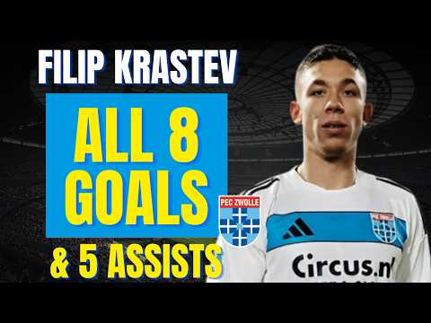 Filip Krastev - ALL 8 GOALS & ASSISTS FOR PEC ZWOLLE | Skills & Highlights