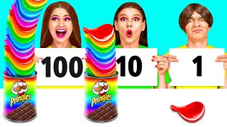 100 Layers of Food Challenge | Awesome Culinary Recipes by BaRaFun Challenge