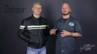 Detour 8021 Retro Brown Premium Leather Motorcycle Jacket Review at Jafrum.com