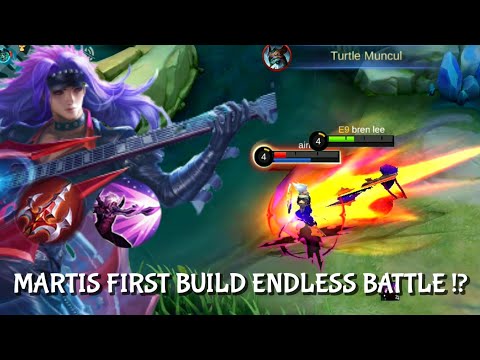 MARTIS FIRST BUILD ENDLESS BATTLE !? NO COUNTER !! | Martis Best Build 2022 - Mobile Legends