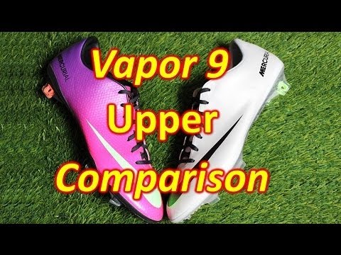 Nike Mercurial Vapor 9 IX Upper Comparison - Speed Control VS Leather Finish