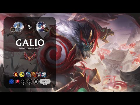 Galio Support vs Sona - EUW Grandmaster Patch 13.1