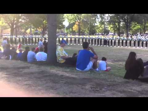 Cavaliers Hornline Warm-up Semifinals 2012 Show excerpt 2