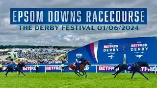 【Horse Racing Vlog】The Derby Festival 2024 - City Of Troy won the Epsom Derby👑 シティオブトロイが英ダービー制覇!!