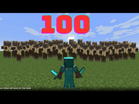 The Epic Battle: Me vs 100 Husks In Minecraft | Who Will Win?