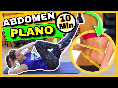 EJERCICIOS PARA TENER EL ABDOMEN PLANO RÁPIDO en 10 Minutos | NatyGlossGym