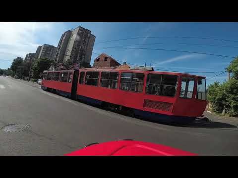 Belgrade, riding scooter, Vračar, Južni bulevar - Mirijevo, Jovanke Radaković