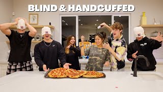 HANDCUFFED & BLIND PIZZA CHALLENGE!