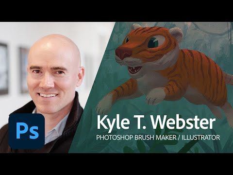 Live Digital Painting with Kyle T. Webster (KyleBrush) 1/3 | Adobe Creative Cloud