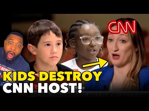 支持特朗普的孩子們就特朗普-哈里斯大選驚呆了 CNN 記者 (Pro-Trump Kids STUN CNN Reporter on Trump Harris Election)