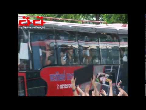 [FANCAM] 120407 INFINITE leaving hotel (on bus)