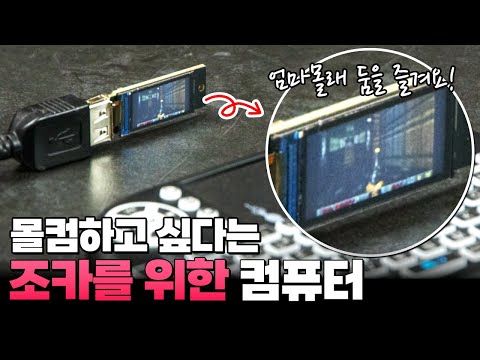 미친 성능의 1인치 모니터가 2000원? 초소형 컴퓨터 세팅하기