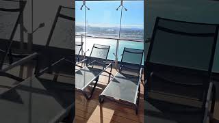 Msc Orchestra pool deck with msc friend marta estrela #mscorchestra