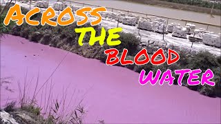 Canal turns RED in Malta !!! Tas Sukkursu  And a touch of Qawra