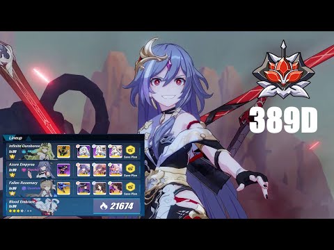 HI3 SEA - EX Abyss Red Lotus: HOS (389D) 674 pts | Mobius