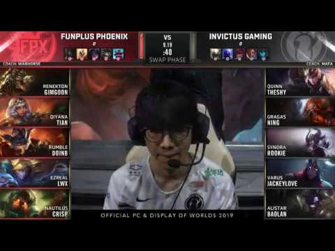 EPIC CF Doinb Plays AP Nautilus   IG vs FPX Full Highlights   2019 Worlds Semifinals Day 1