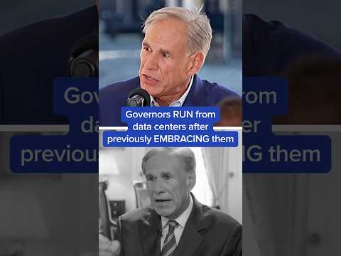Governors RUN from data centers after previously EMBRACING them