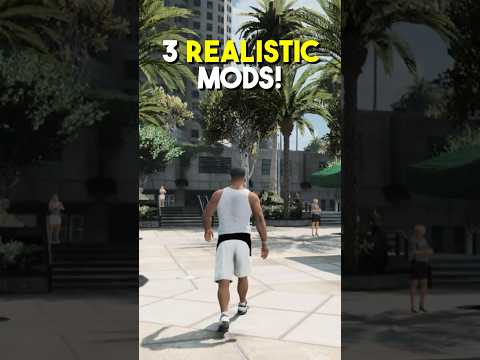 Top 3 Realistic GTA 5 Mods 🔥 #gta5mods #gta5 #gta5shorts