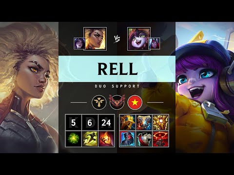 Rell Support vs Lulu - VN Grandmaster Patch 25.08