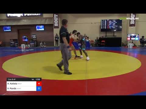 2018 Marine Corps US Open/Senior Men's Greco-Roman 77 Con 8 #1 - Anton Kalista (MNST) Vs. Versean
