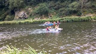 preview picture of video 'Graiguenamanagh Scouts raft race final-Sunday July 6th 2014'