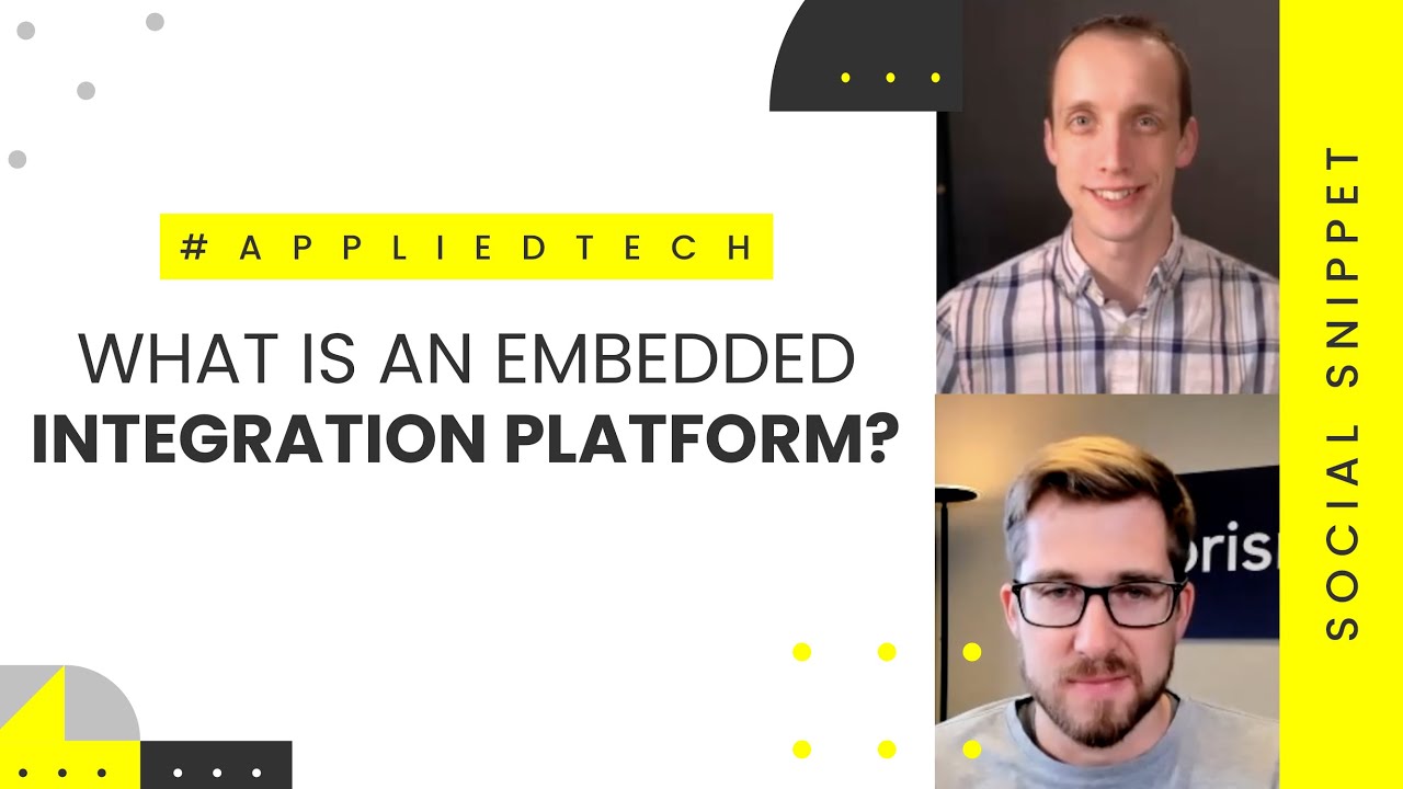 What is an Integration Platform? Should you use an Embedded iPaaS? | Michael Zuercher at Prismatic