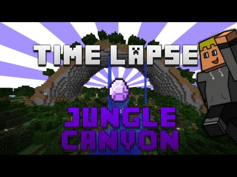 MikD3egz - Minecraft Timelapse - Jungle Canyon [Custom Terrain]