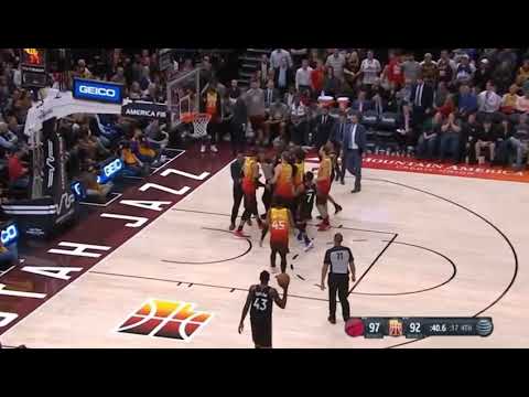 Og anunoby rudy gobert fight and both gets ejected