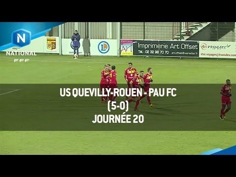 J20 : US Quevilly-Rouen - Pau FC (5-0), le résumé