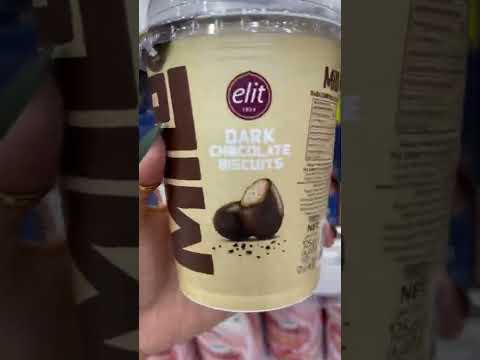 Elit Dark Chocolate Milo Biscuit!#shorts #asmr