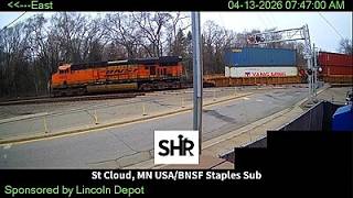 St. Cloud Train Cam (BNSF Staples Sub)