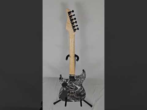 Funk Guitars USA SS Series 2025 - B/W Swirl Duncan Pickups Gotoh Floyd Rose Superstrat Guitar image 7
