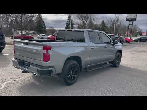 2024 Chevrolet Silverado 1500 Crew Cab Short Box 4-Wheel Drive RST in Gray for sale at Royal Chevrolet in Orangeville, ON