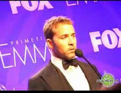 Jeremy Piven Backstage at the Primetime Emmys