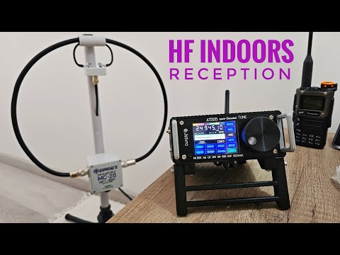 HF INDOORS RECEPTION - ATS25 max-Decoder & Mini MC-20 Magloop Antenna