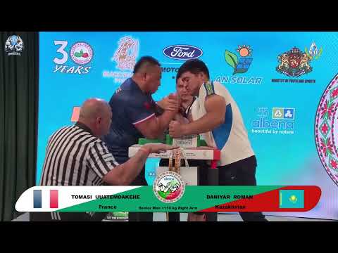 Tomasi Uuatemoakehe vs Roman Daniyar | Over 110 kg | XLVI WORLD ARMWRESTLING CHAMPIONSHIP | 2025