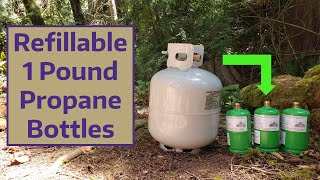 Refillable 1 Pound Propane Bottles