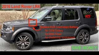 2016 Land Rover LR4: Aftermarket Aux Battery, Eco Start/Stop Function