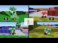 Mario Kart 64 Battle Mode All Stages 4 Player Netplay 60fps